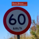 Tempolimit-Schild 60 km / h