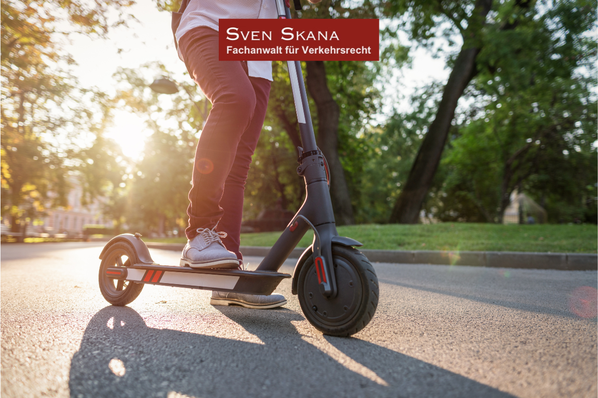 Alkohol und E-Scooter vertragen sich nicht